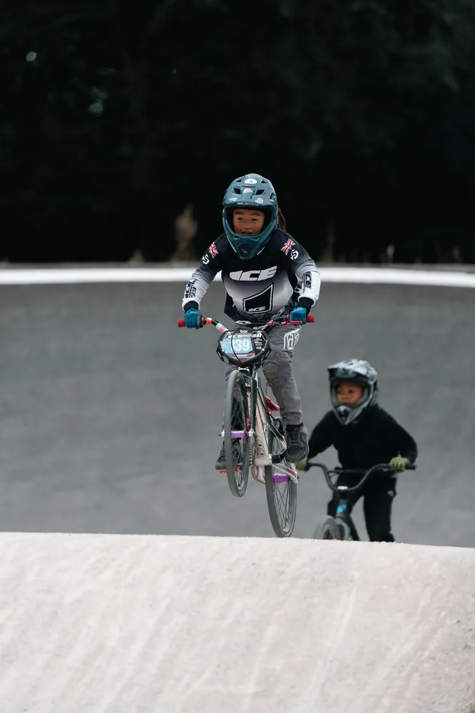 Photography from the Gibson kids on the track, by OH HECK Media.