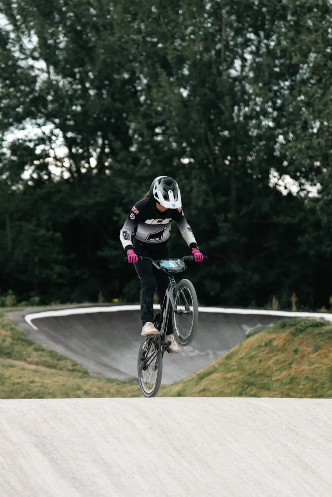 Photography from the Gibson kids on the track, by OH HECK Media.