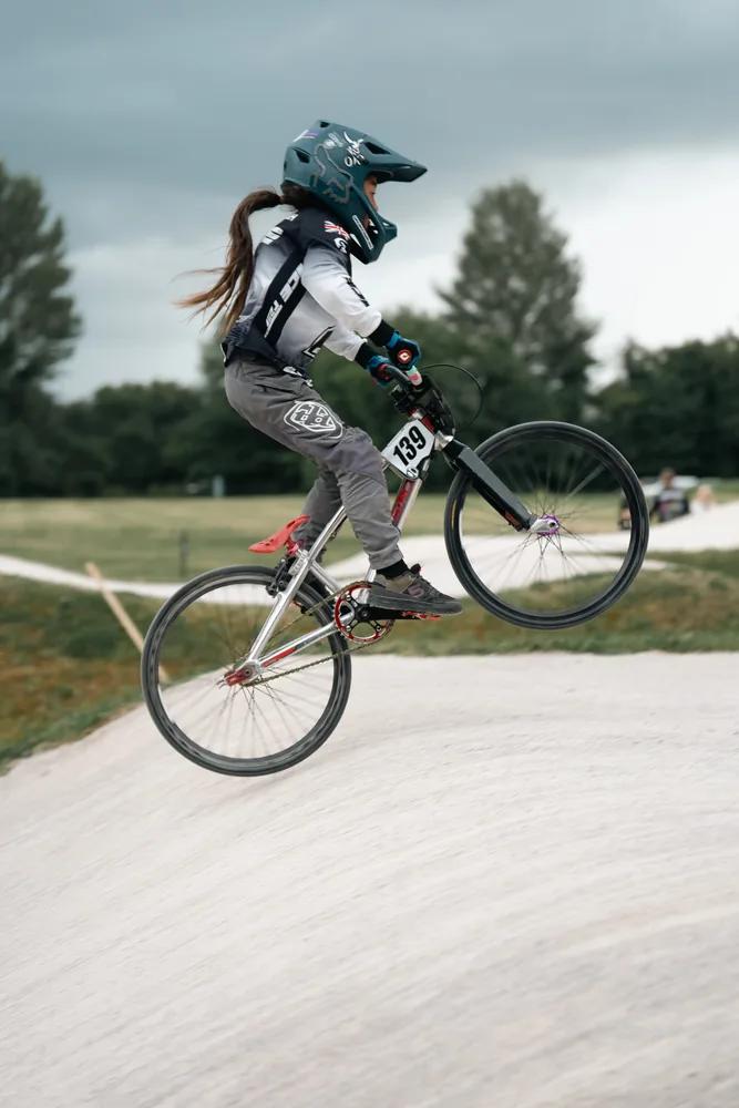 Photography from the Gibson kids on the track, by OH HECK Media.