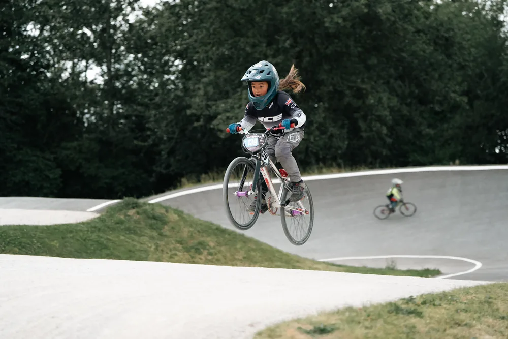 Photography from the Gibson kids on the track, by OH HECK Media.