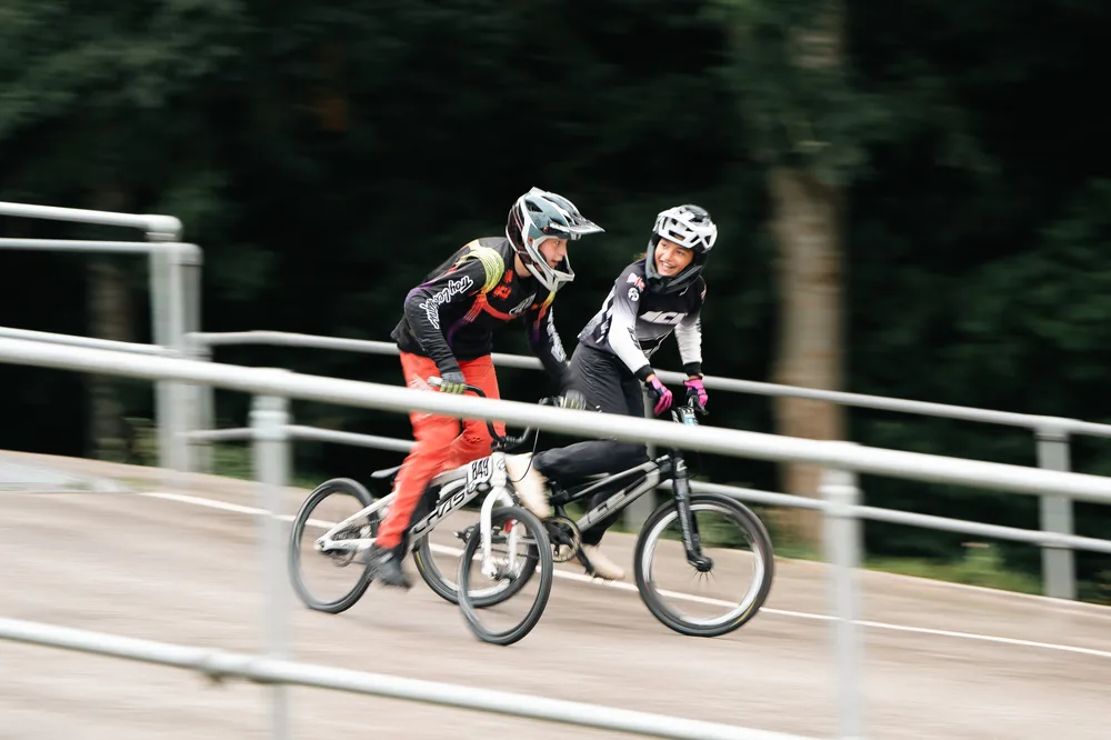 Photography from the Gibson kids on the track, by OH HECK Media.