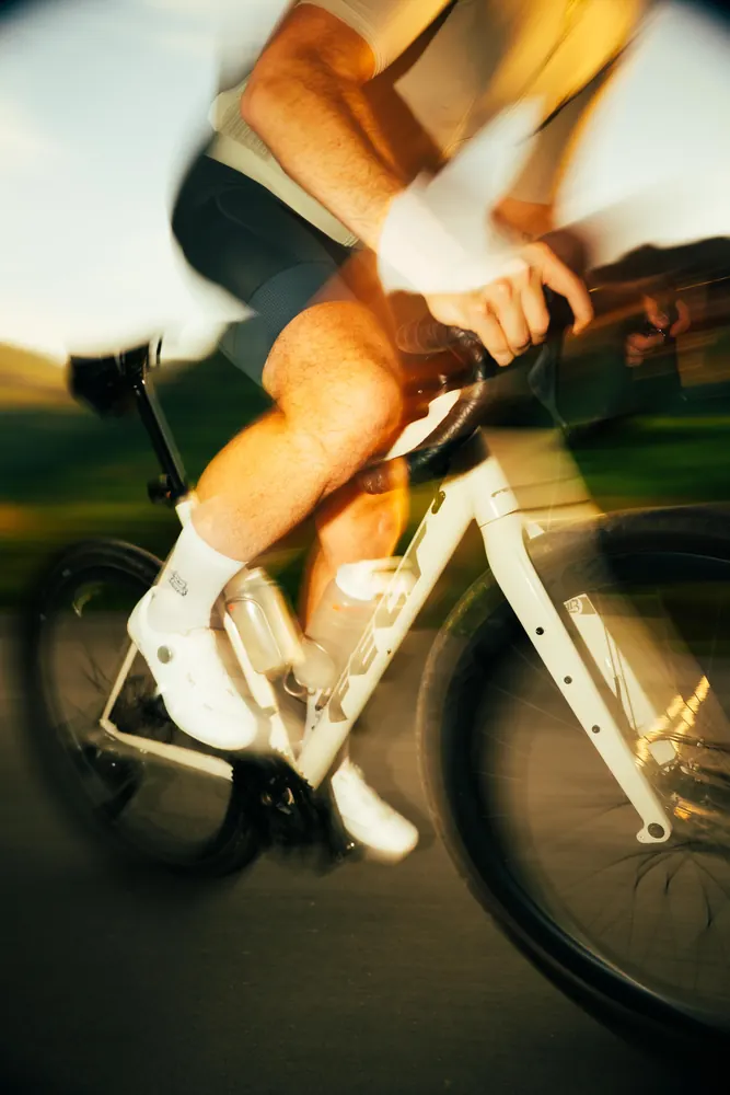 Candid photography from a Routes Cycling group ride.