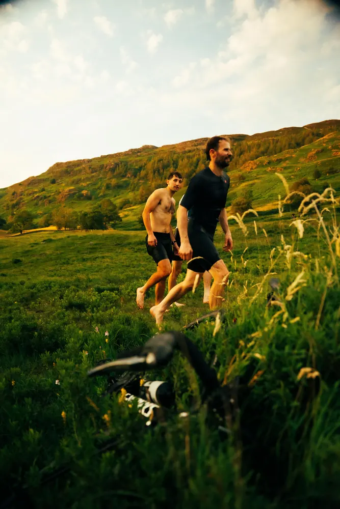 Candid photography from a Routes Cycling group ride.
